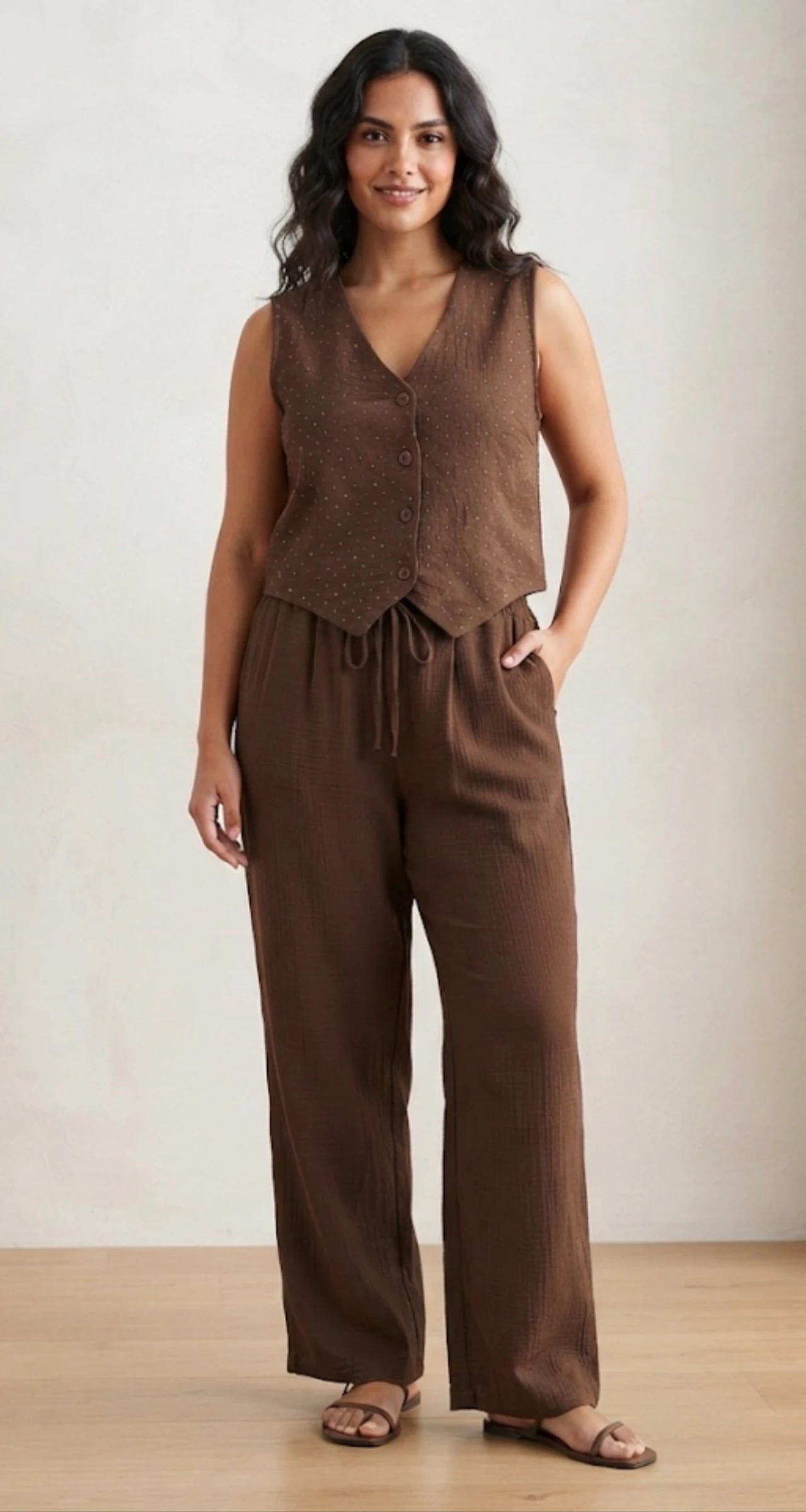 Traje de chaleco y pantalón 
